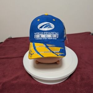 Carl Edwards Hat Nascar Racing Cap World Financial Group #99 New Adjustable Rare